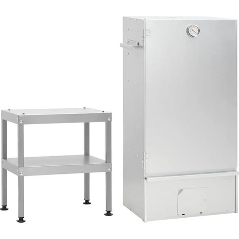 Räucherofen mit Tisch Verzinkter Stahl