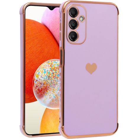 Schutzhülle für Samsung Galaxy A14 4G/5G, Elektroherz, Lila (1/5)