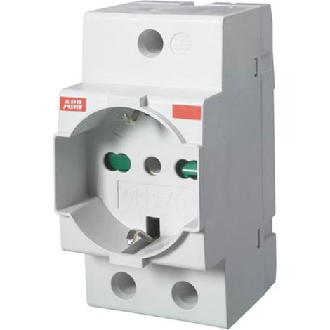 Prise électrique ABB, Montage rail DIN, Type L - Italien, , IP20, IP30 ( Prix pour 1 )