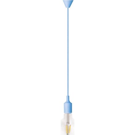 Onlex-Silikon-E27-Anhänger-Set in Blau
