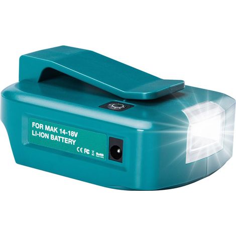 Adaptateur chargeur USB pour Makita BL1430 ADP05 BL1830 BL1850 14.4V 18V Batterie 1PCS (1/5)