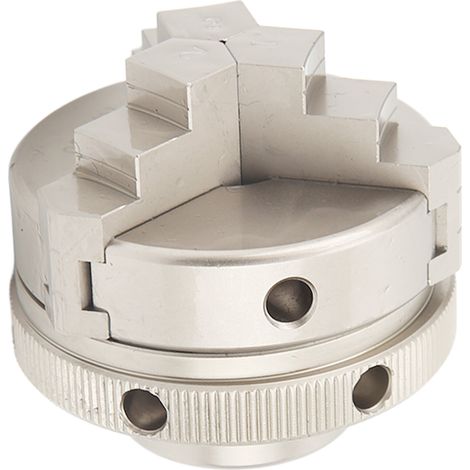 Drehbankfutter 50 mm M14 3-Backen C45 Stahl selbstzentrierend reversibel Zubehörset (1/5)