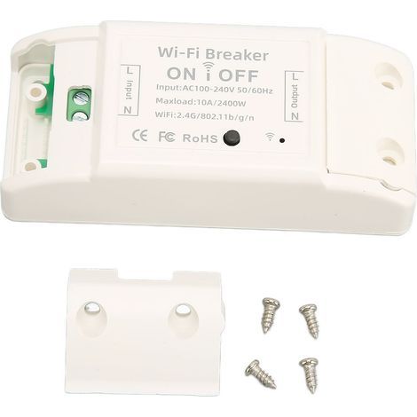 Intelligenter WLAN-Freisprechschalter, Sprachsteuerung für Sicherungsautomaten, Ein-/Ausschalten von Haushaltsgeräten, AC 100–240 V (1/5)