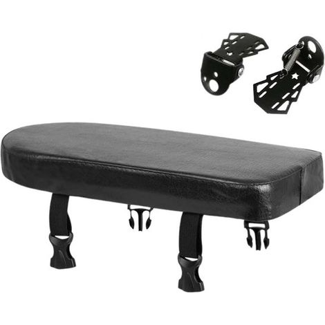 Asiento trasero para bicicleta,Cojín portaequipajes,Cojín portaequipajes,Juego de asiento para bicicleta,Plateado (1/5)