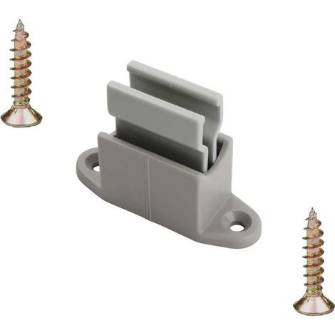 Clip bloqueur de manivelle volet Roulant réglable gris Support Guide Manette Plastique 14mm Universel fenêtre Mur à Visser