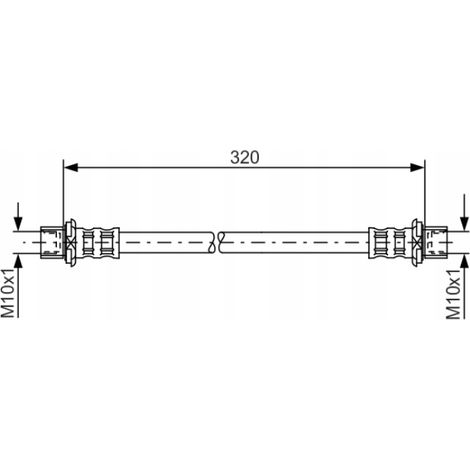 Tubo freno: OEM: 9094702C53 - Toyota RAV4 2 - Assale posteriore (1/4)