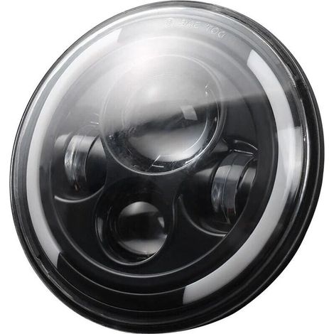 7-inch LED headlight, 150 W, round H4/H13 LED headlight, 6500 K, waterproof low beam, 150 W
