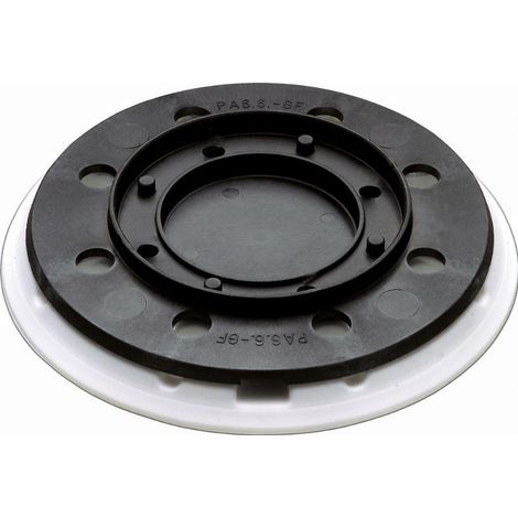 Festool – Plateau de ponçage velcro résistant aux hautes températures – Pour surfaces planes ou arrondies – Taraudage M4 – Distance entre trous 90mm – 492280