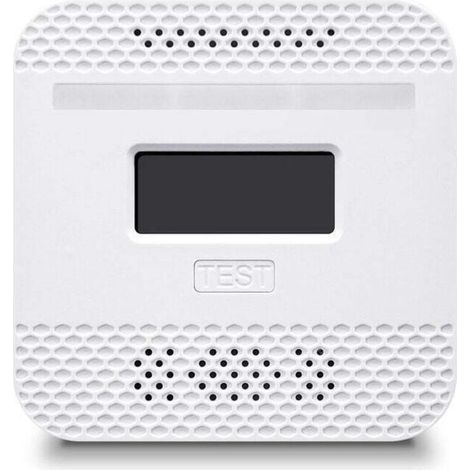 pair Détecteur de Monoxyde de Carbone, Detector Monoxide Carbon Intelligent avec l'Écran LCD, Conforme à la Norme en 50291, avec Bouton de Test et Voyant d'état LED (Mini 1PC) (1/4)