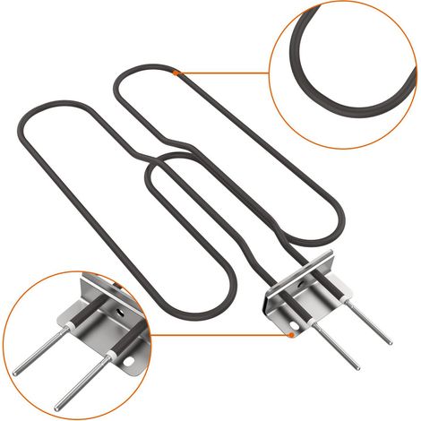 Élément chauffant Weber 80342, norme américaine 120V 1500W, convient aux modèles Q140 et Q1400. (1/5)