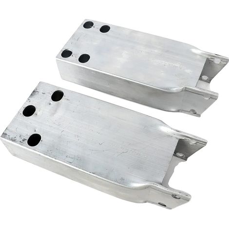 Parachoques delantero, plástico ABS resistente, ajuste a medida para Mercedes Clase C, 2 piezas. (1/2)