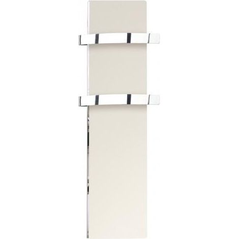 Sèche-serviette électrique 500W ultra plat blanc quartz – Installation verticale/horizontale – Technologie Dual Kherr – 17500TL – Valderoma (1/5)
