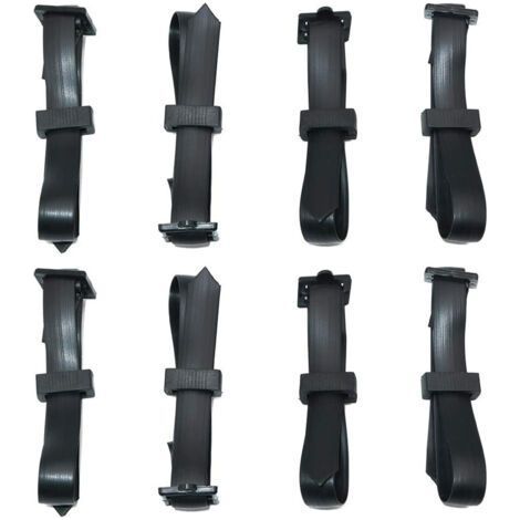8 Pièces 60 cm Attache pour Arbre Fruitier, Attache Tuteur Arbre Résistantes, Sangle pour Arbre Réglables, Lien Tuteur Arbre avec Boucle pour la Prise en Charge des Arbres Arbustes (1/4)