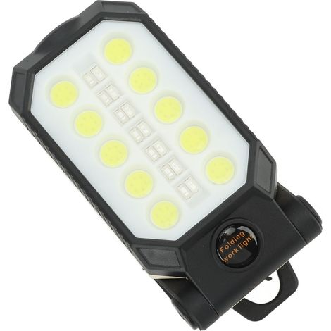 Lampe de travail LED puissante rechargeable, orientable avec support magnétique IP66 et connexion G1/4 (1/5)