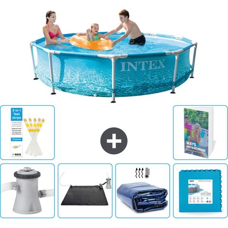 Frame Pool Rund - 305x76 cm - 7-teilig S340