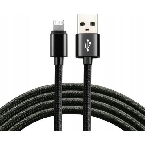 Cavo USB Everactive - Apple Lightning, 2 m, nero, 1 pz. (1/5)