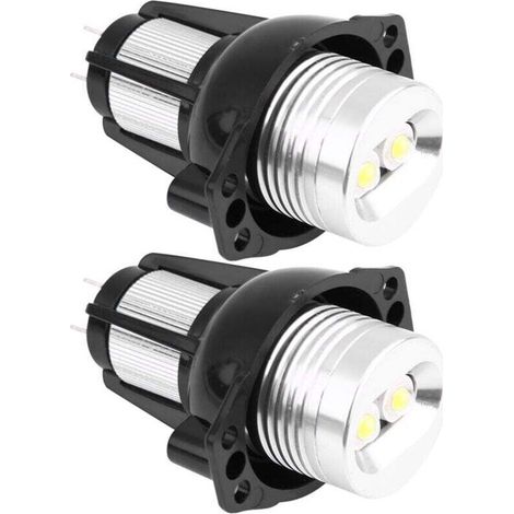 2Pcs 12W LED Halo Rings Marker Lights for E90 E91 2005-2008 Auto Headlights (1/4)