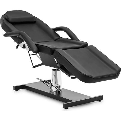 Fauteuil esthétique avec accoudoirs 200 kg 180 x 77 x 104 cm noir (1/4)