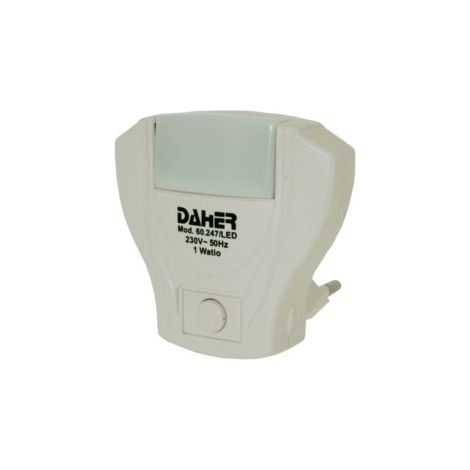 Luz noche con 5 leds 1 W Electro Dh 60.247/LED, color azul, 8430552116485