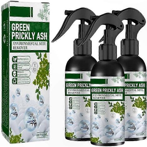 Spray naturel contre les punaises de lit et les acariens pour matelas, tapis et housses de meubles. Format : 3 pièces (1/4)
