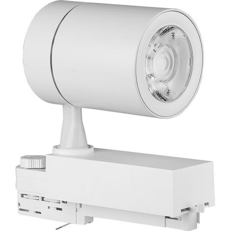 Foco LED COB V-TAC 35 W 20°, blanco, trifásico, blanco natural