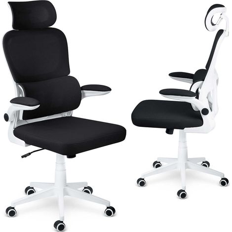 Silla de oficina Sofotel Formax de micromalla, negra (1/5)