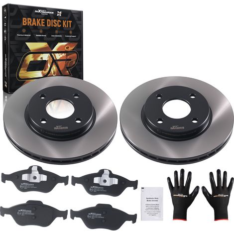 Disques + Plaquettes Avant for Ford Fiesta V JD 1.2-1.6L 2001-2008 (1/5)