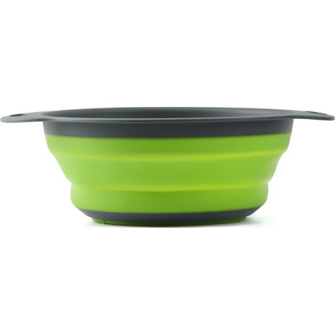 Passoire Pliable Silicone, Portable Panier de Fruits, Économisez de l'espace de Cuisine, Facile à Nettoyer, 1 Tailles(vert 1PCS)