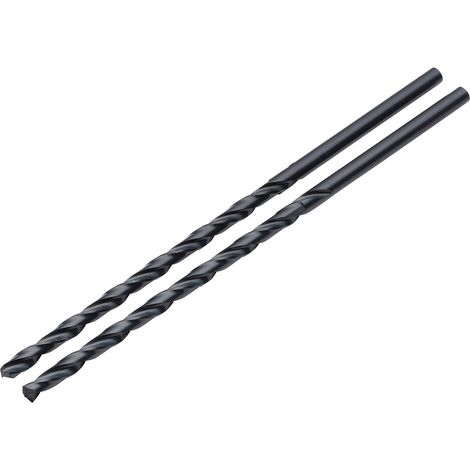 Draper 08786 Black HSS Long Drill Bit 3 x 100mm (Pack of 2)