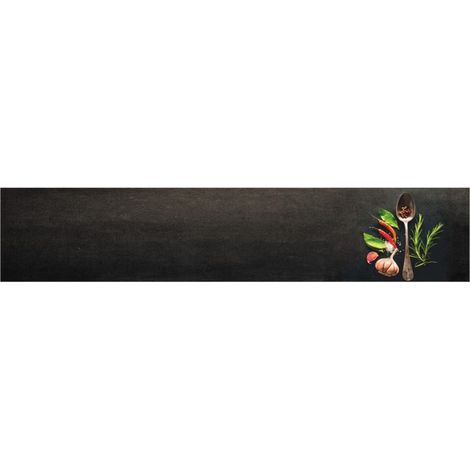 Tapis de cuisine,Tapis de sol lavable impression d'épices 60x300 cm velours CFW615820 (1/5)