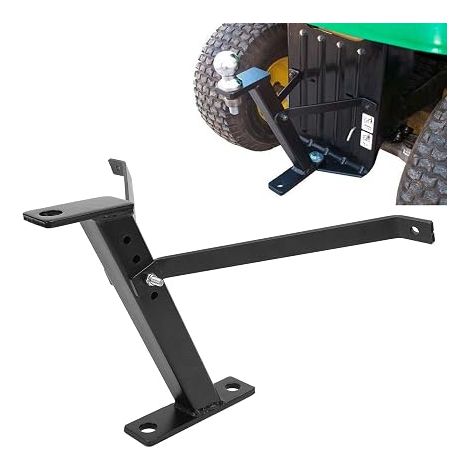 Trailer Hitch for Lawnmower, Trailer Hitch Tractor Garden for Lawn Mower for Ride-On Mower Compatible 3/4 Inch Trailer Balls (1/5)