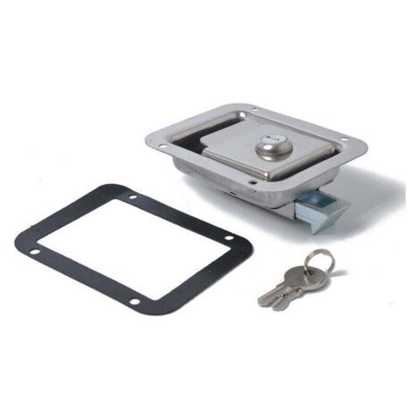 Loquets de Porte de Serrure de VR pour Montage Affleurant pour Boîte à Outils en Acier Inoxydable avec 2 Clés