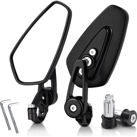 Rétroviseur Moto Universel 7/8", Retroviseur Moto Embout de Guidon (1/5)