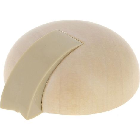 Tope de puerta de suelo CHRISLIGNE de madera de roble, 5,1 x 2 x 4,8 cm CHRISLIGNE