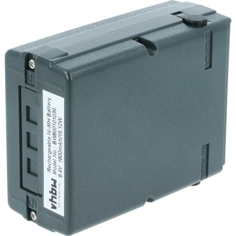 vhbw Akku kompatibel mit Icom IC-4AT, IC-3GAT, IC-3AT, IC-32E, IC-32AT, IC-A20, IC-A2, IC-4GAT Funkgerät, Walkie Talkie (1800 mAh, 8,4 V, NiMH)