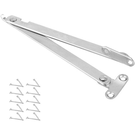 10 pièces support levage pour porte placard relevable abattant charnière couvercle maintien (1/5)
