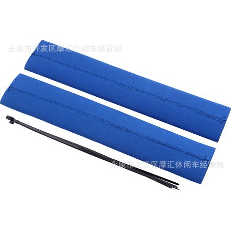 Pièces de modification pour motos tout-terrain : cache d’amortisseur avant, cache-poussière, housse de protection, manchon d’amortisseur, bleu. (1/4)