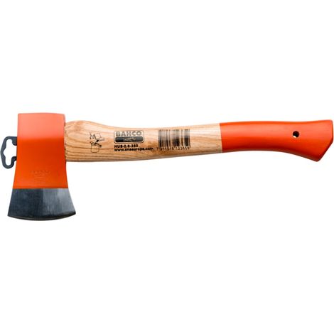 Bahco Camping-Axt mit geschwungenem Eschenstiel und Yankee-Muster, 500 mm, 1,15 kg (1/3)