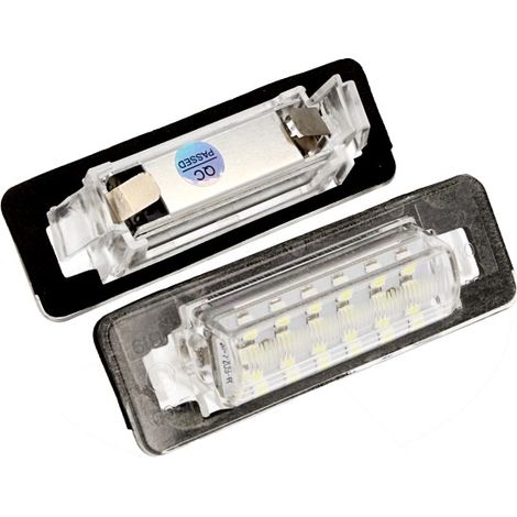 Kit Luci Targa Led Mercedes Benz W210 4D Sedan W202 4D Sedan Bianco Canbus No Errore (1/3)