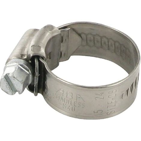 Fascetta per tubo flessibile V2A 15-24 mm ABA RVS1524