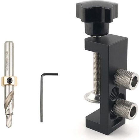 Guía de perforación para perfiles de aluminio de 20/30/40 mm – Para ensamblajes de bricolaje y fijaciones de cabeza avellanada