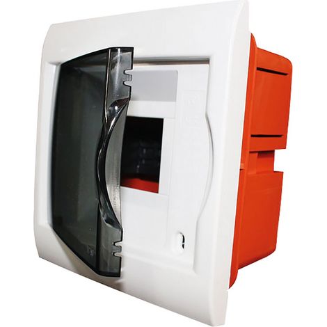 1PZ CENTRALINO DA INCASSO 8 moduli - mm.250 x 215 x 80 bianco