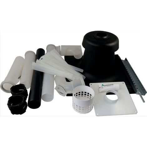 Wolf Anschluss-Set DN60 - B23 DN60 im Schacht, Abdeckung PP, 2651900 (1/2)