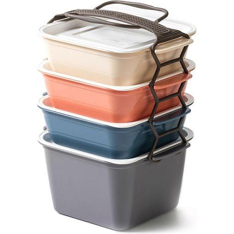 Boîte de Rangement Alimentaire 4 Étages pour Enfants - Idée Cadeau Pratique (1/4)