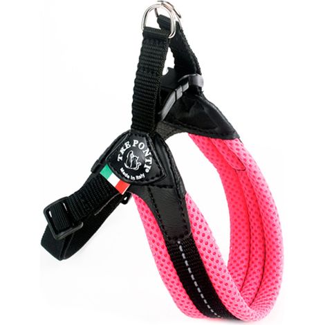 Filiyano-Harnais Tre Ponti Mesh rose/boucle n° 3,5/ jusqu'à 9 kg
