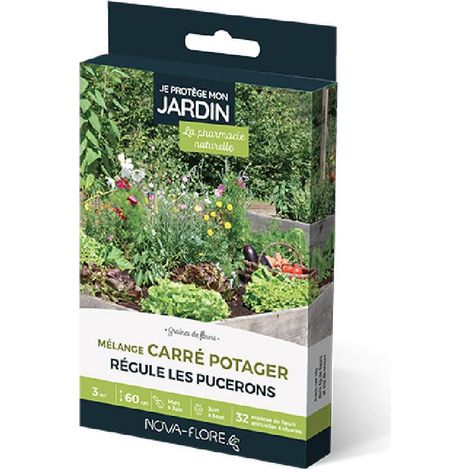 Prairies fleuries : carré potager je régule les pucerons 3 m2