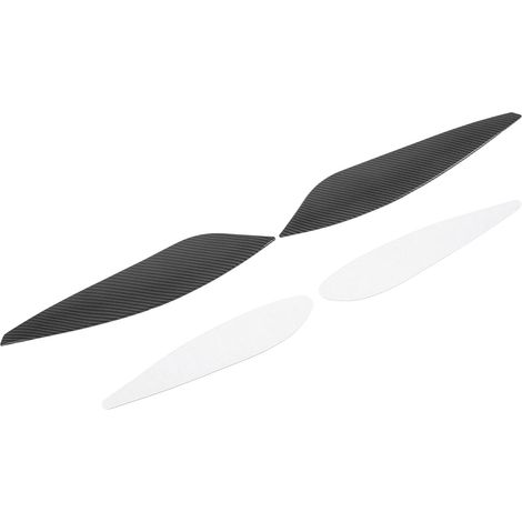 Lot de 2 carénages latéraux de réservoir d'essence style fibre de carbone, accessoires de remplacement pour moto YZF R6 et YZF R6S (1/5)