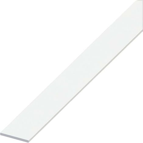 Alfer Profilo Barra Piatta Alluminio Bianco Mm. 30X2 Mt. 2 - 5 Pz