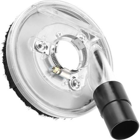 Hotte de ponçage transparente Eosnow pour meuleuses d'angle, hotte de protection contre la poussière d'aspiration 80-125 mm (1/3)