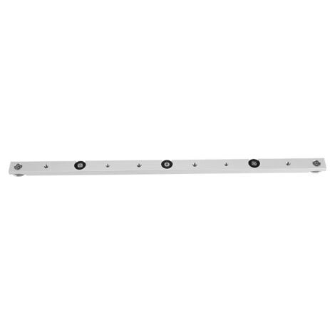 Alliage d'aluminium rails en T rainure à onglet piste et barre à onglet curseur table scie à onglet jauge tige outils de travail du bois bricolage(300mm)